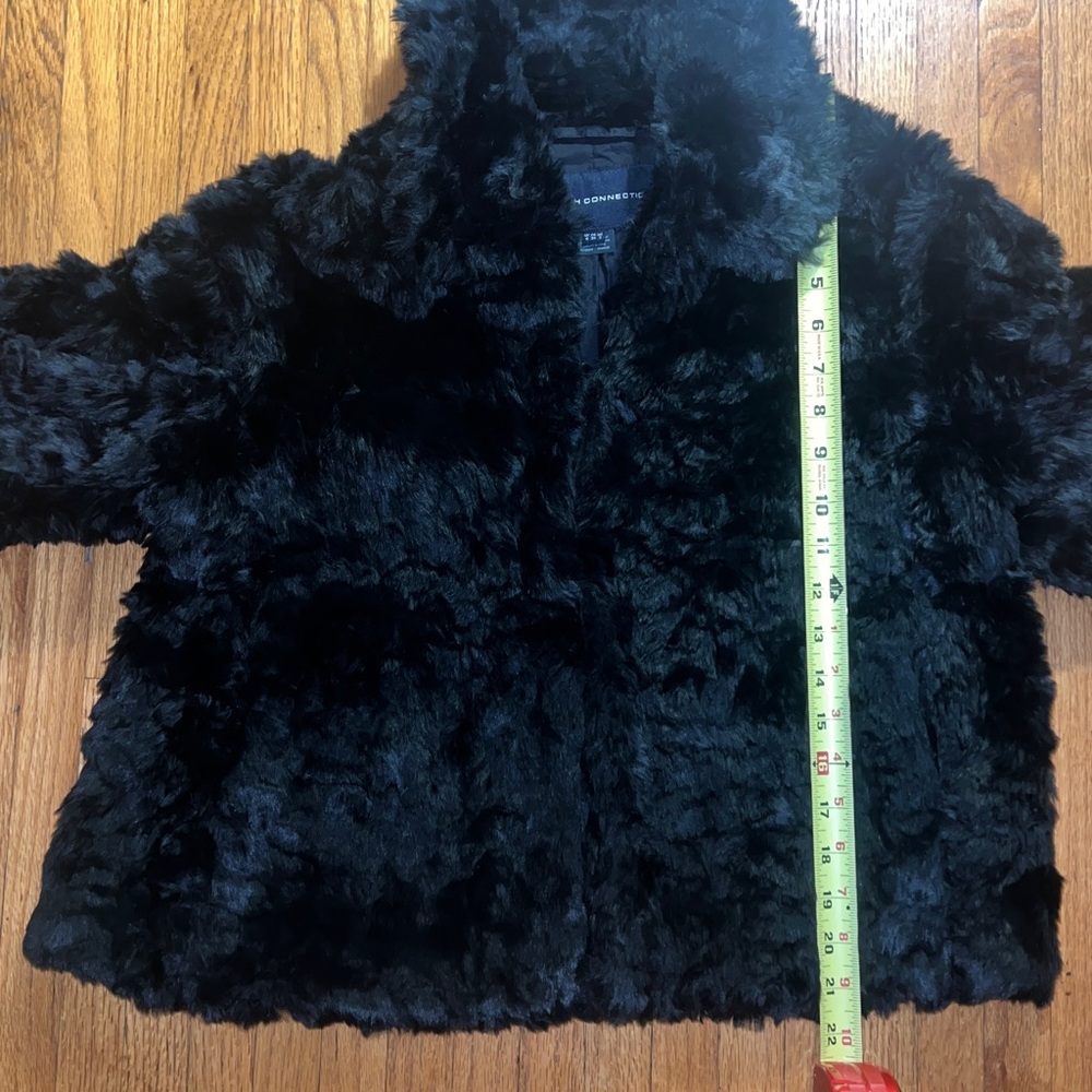 PARTY SEASON IS HERE!! NWOT 🧑🏼‍🎄French Connection UK Gorgeous Faux Fur Jacket - Picture 8 of 11